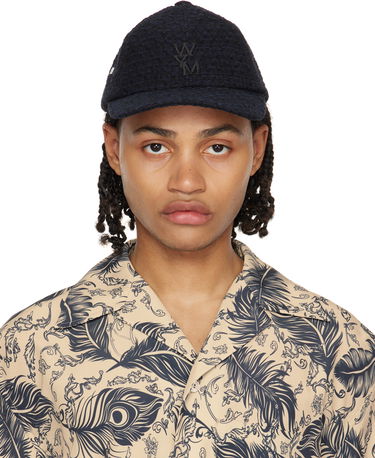 Šiltovka WOOYOUNGMI Embroidered Cap Navy | W231AC55, 0