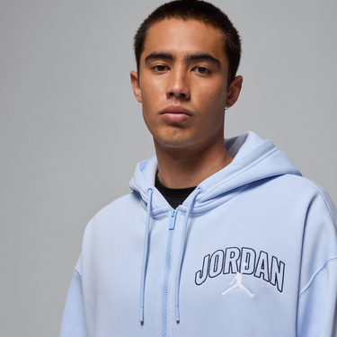 Mikina Jordan Jordan Brooklyn Fleece Full-Zip Hoodie Modrá | IB7908-407, 2