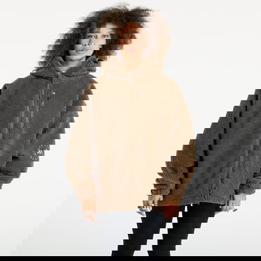 Mikina adidas Performance Fleece Full-Zip Hoodie by Stella McCartney Hnedá | KA0646, 1