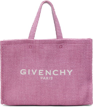 Tote bag Givenchy Medium Woven Tote Bag Ružová | BB50ZVB1SQ510, 0