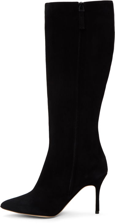Oblečenie Manolo Blahnik Manolo Blahnik Oculara Suede Tall Boots Čierna | 322-2404-0003, 2