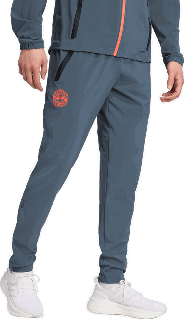 Tepláky adidas Performance FC Bayern Tiro 25 Competition Travel Pants Šedá | JV5344, 4