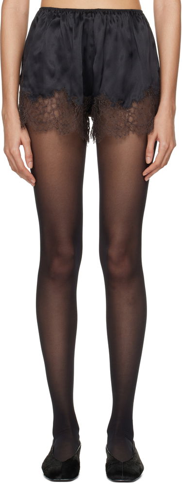 Nohavičky Bode Bode Lace Inlay Tap Shorts Čierna | WRF24BT006, 0