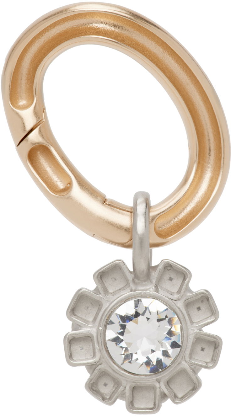Kľúčenka Maison Margiela Flower Charm Hoop Earring Metalická | SM1VG0030 SV0164, 0