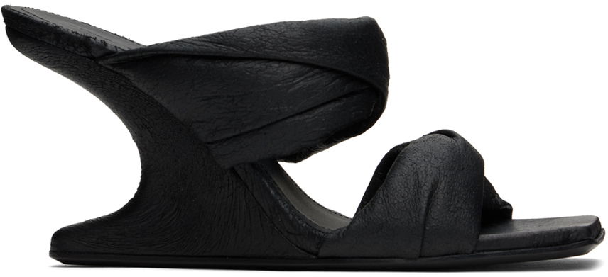 Doplnky Rick Owens Rick Owens Cantilever 8 Twisted Heeled Sandals Čierna | RP02D3803 LBA, 0