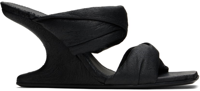 Doplnky Rick Owens Rick Owens Cantilever 8 Twisted Heeled Sandals Čierna | RP02D3803 LBA