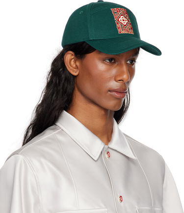 Šiltovka Casablanca Casablanca Gothic Logo Baseball Cap Zelené | AS25-HAT-008-02, 1