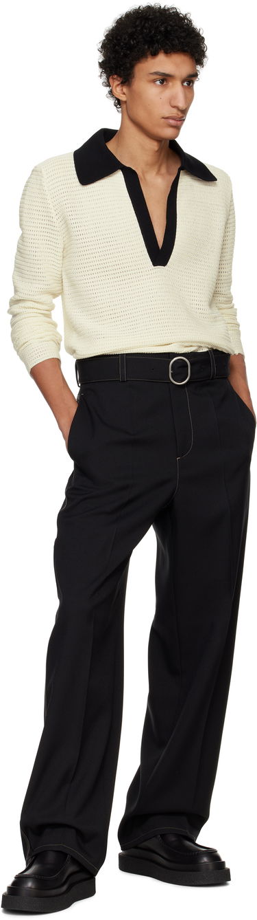 Sveter Jil Sander Jil Sander Knit Polo Béžová | J22GL0112_J15434, 3