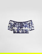 Dolce & Gabbana Majolica-Print Off-The-Shoulder Cotton Crop Top