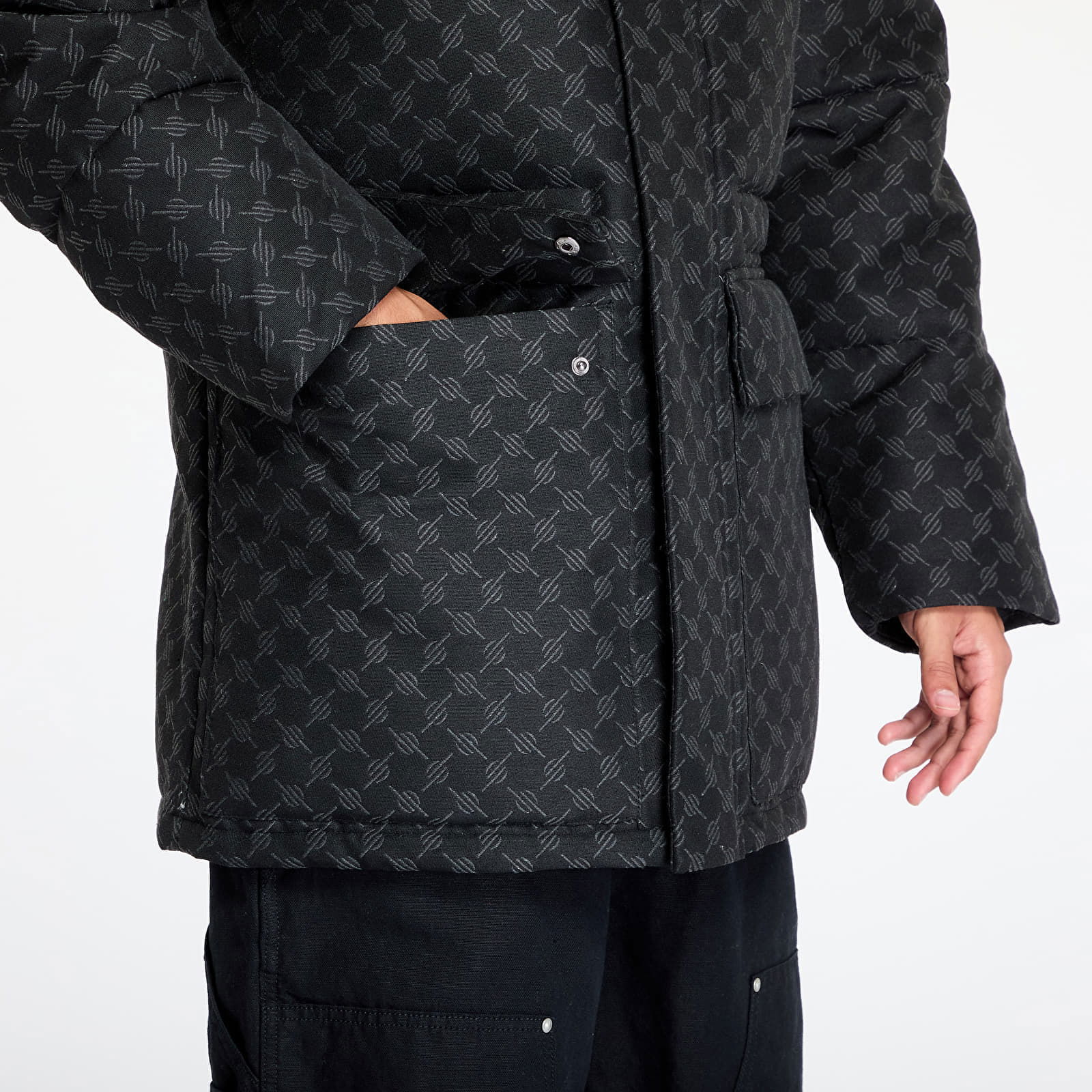 Oba Cotton Monogram Puffer