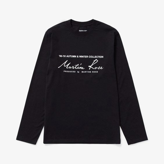 Tričko Martine Rose Classic T-shirt Čierna | CMR-604JC-BL, 0