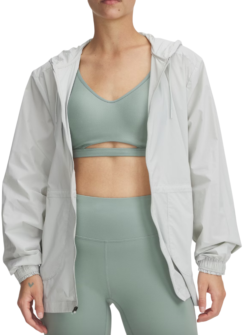 Vetrovka Under Armour Under Armour Cinch Waist Hooded Jacket Zelené | 1389502-377, 0