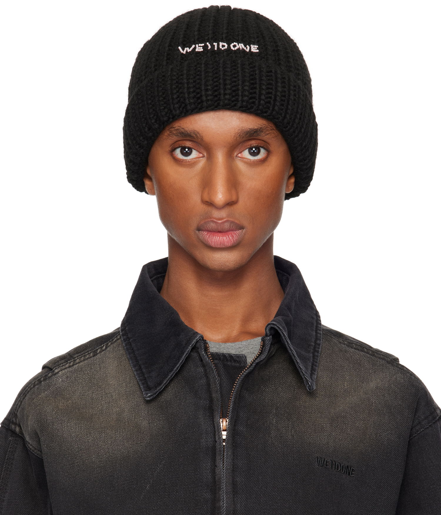 Kulicha We11done We11done Chunky Knit Beanie Čierna | WD-KH3-24-625-U-BK, 0