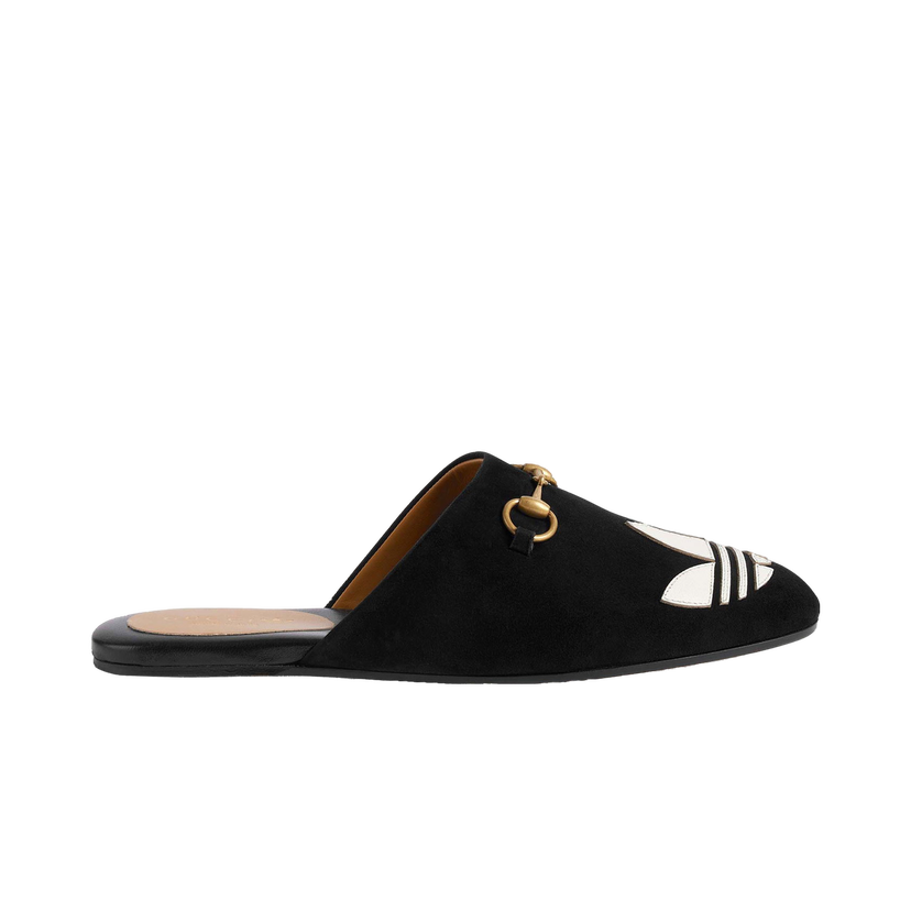 Tenisky a topánky Gucci adidas x Trefoil Slipper Black W Čierna | 702211 DE8X0 1060