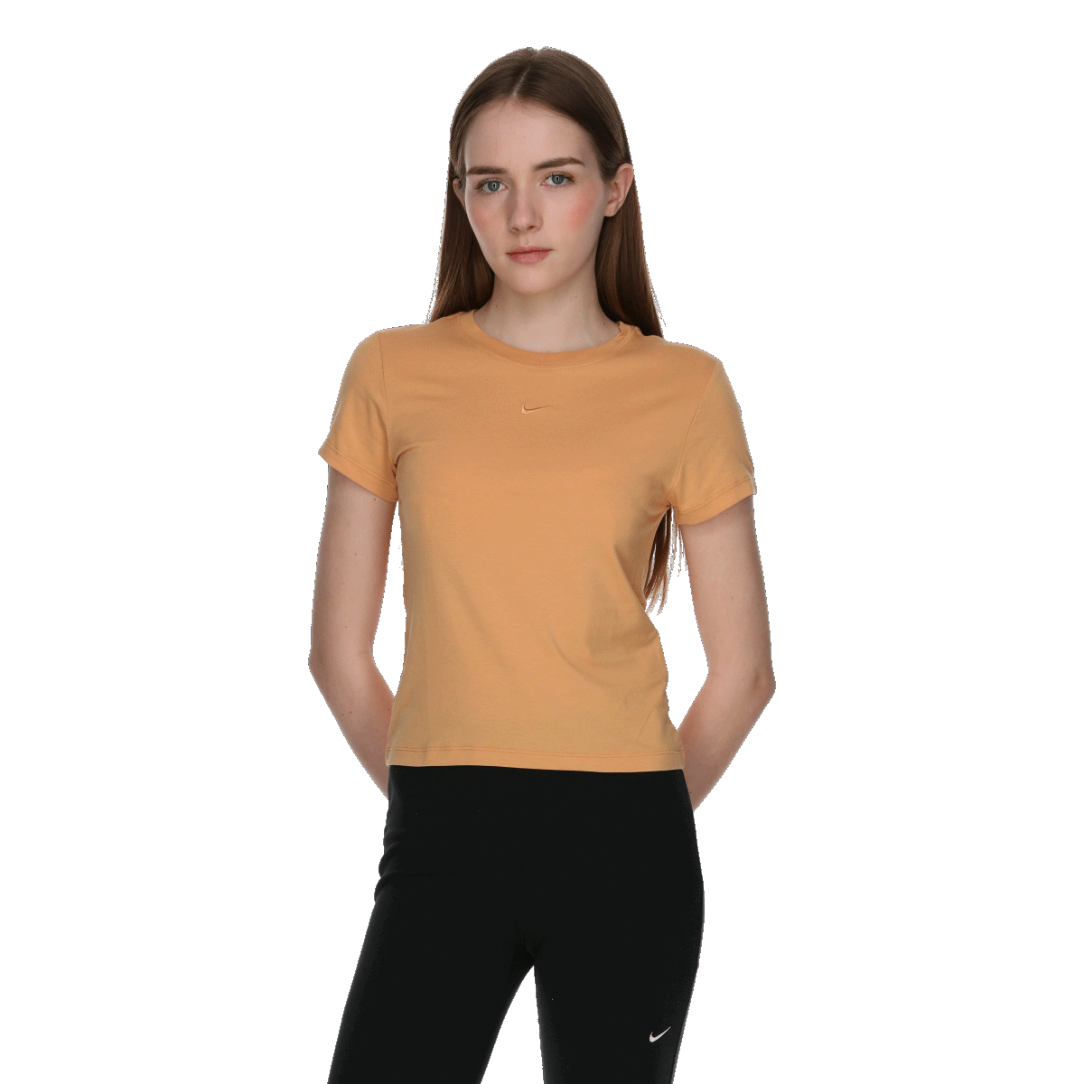 Crop Top Nike NSW Knit Crop Top Oranžová | FV5508-856, 0