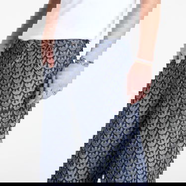 Džínsy adidas Performance Denim Loose Monogram Pants Modrá | KD0399, 1