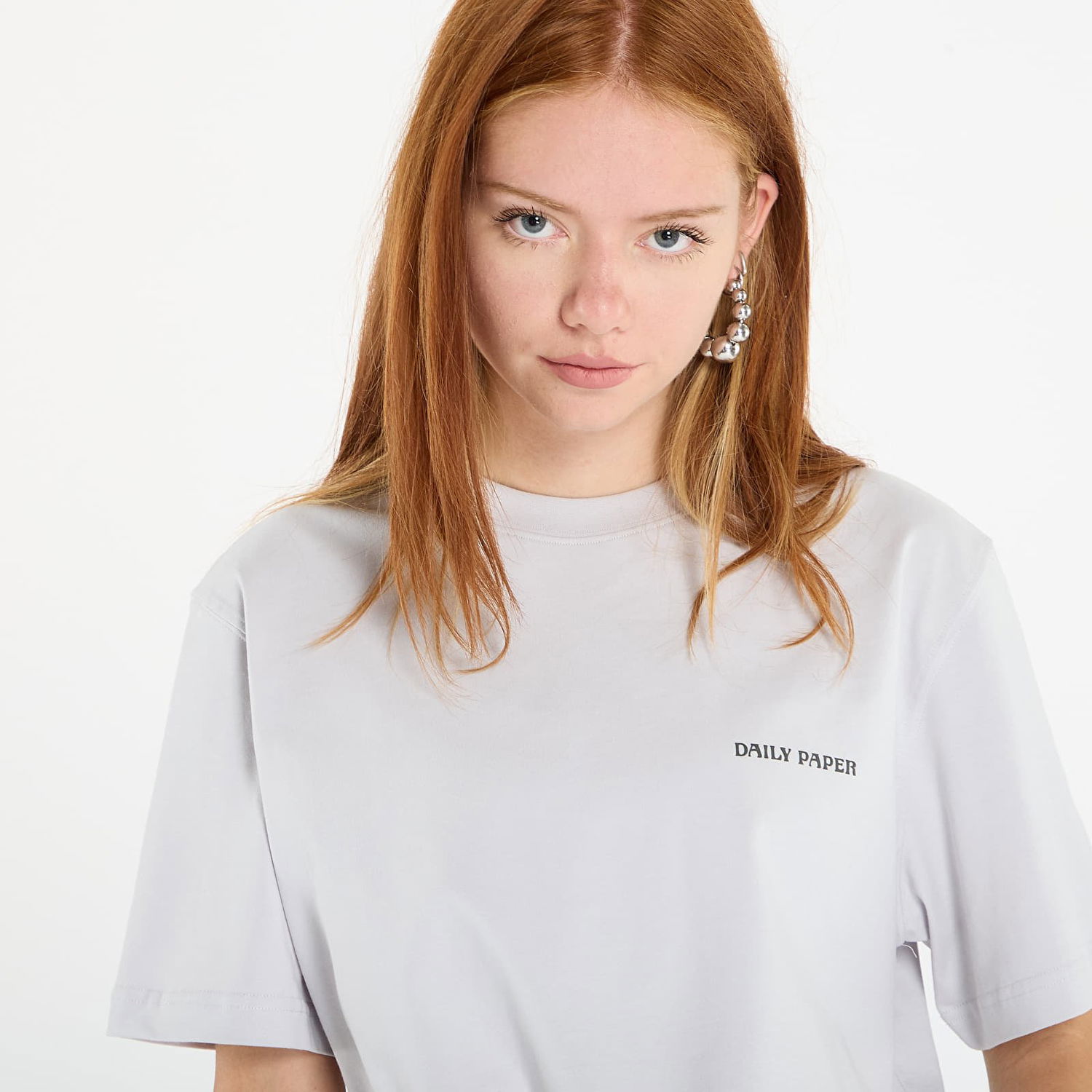 Tričko DAILY PAPER Daily Paper Matchstick Shield T-Shirt Šedá | 2521046, 1