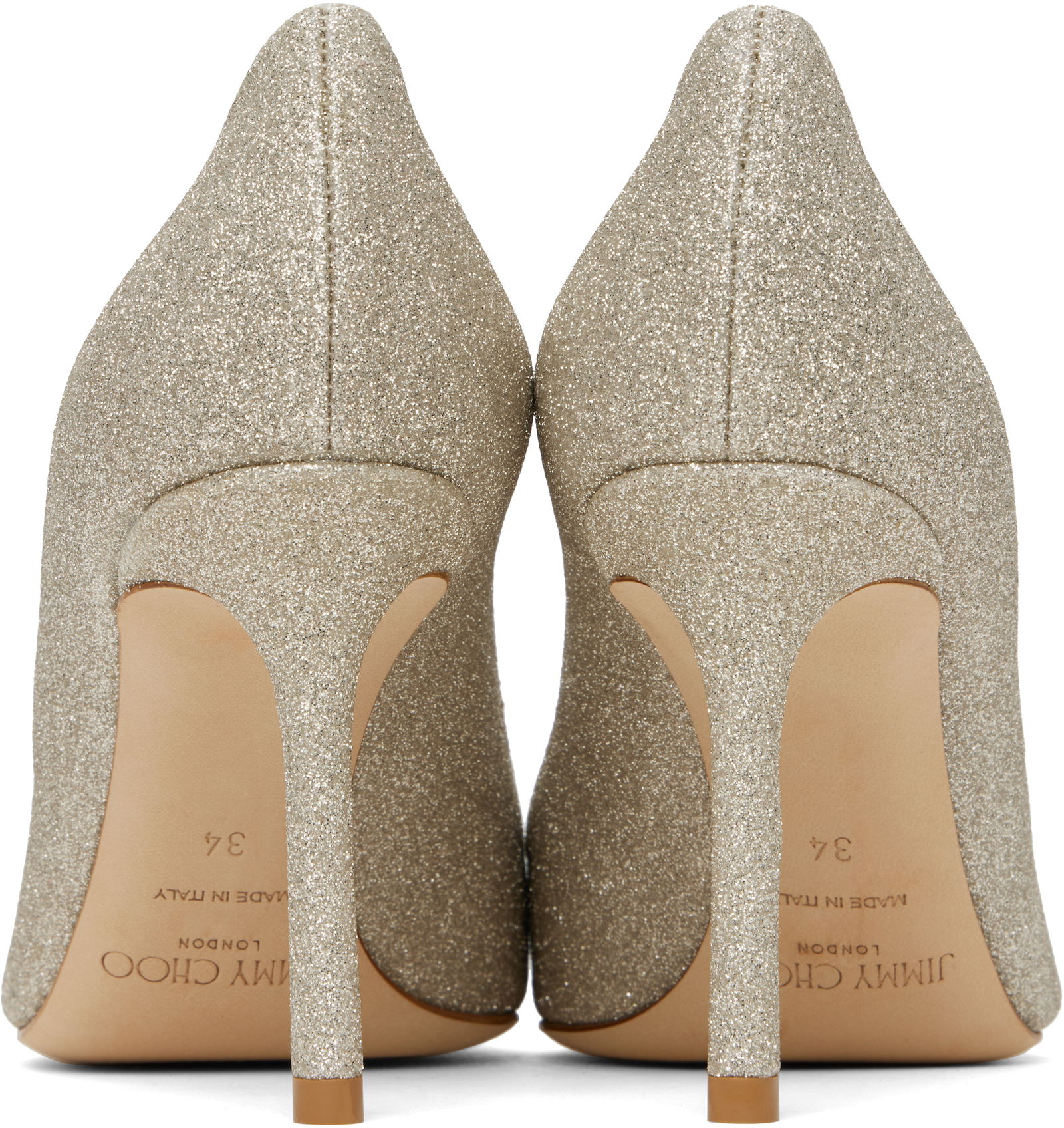 Jimmy Choo Romy 85 Glitter Heels