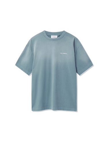 Tričko AXEL ARIGATO Washed Crew Neck T-Shirt Modrá | A3458002, 1