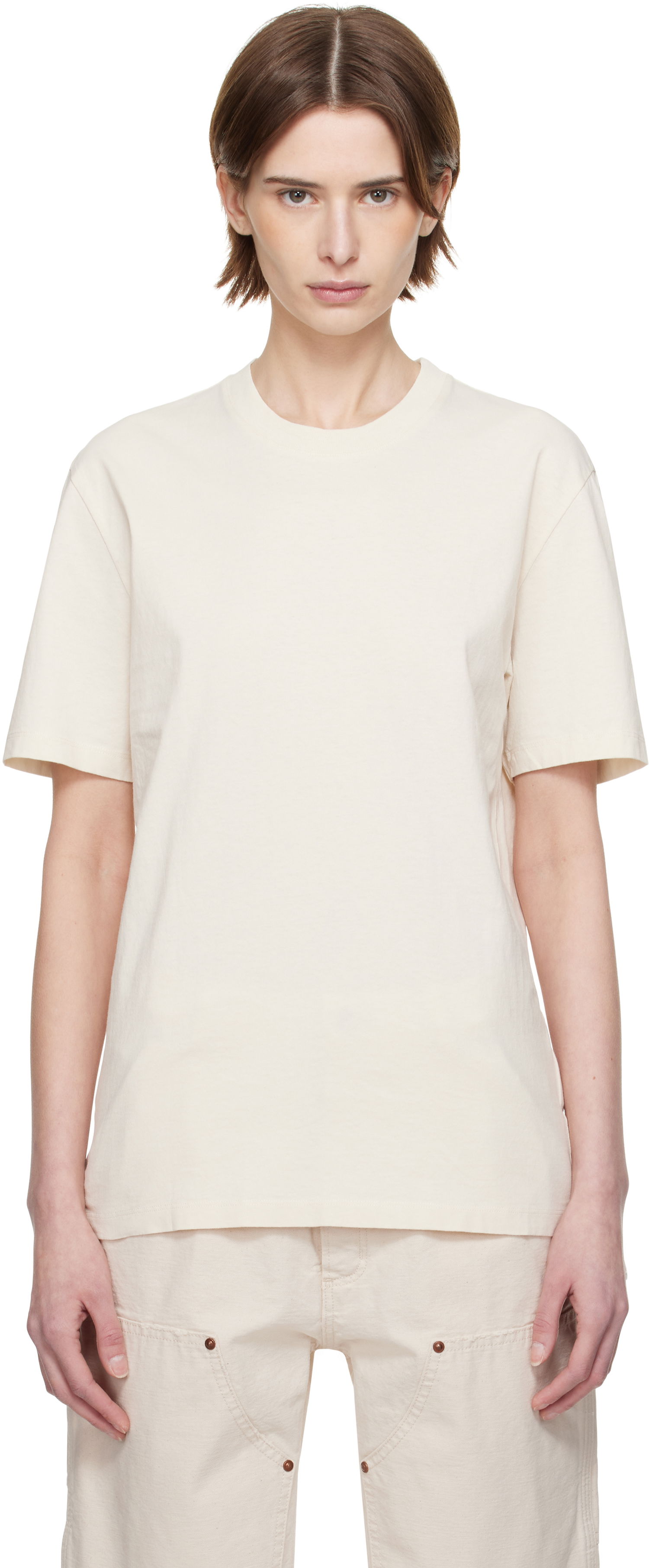 Tričko Maison Margiela Maison Margiela Cotton T-Shirt Béžová | S50GC0710 S23973, 0