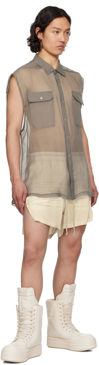 Šortky Rick Owens Rick Owens Hollywood Boxers Shorts Béžová | RR01E5306 SCH, 3