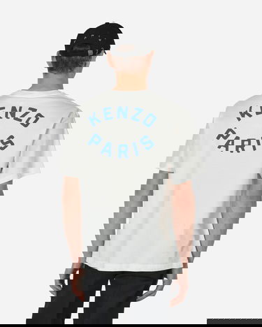 Tričko KENZO Oversize Target T-Shirt Biela | FD65TS1114SG 02, 3