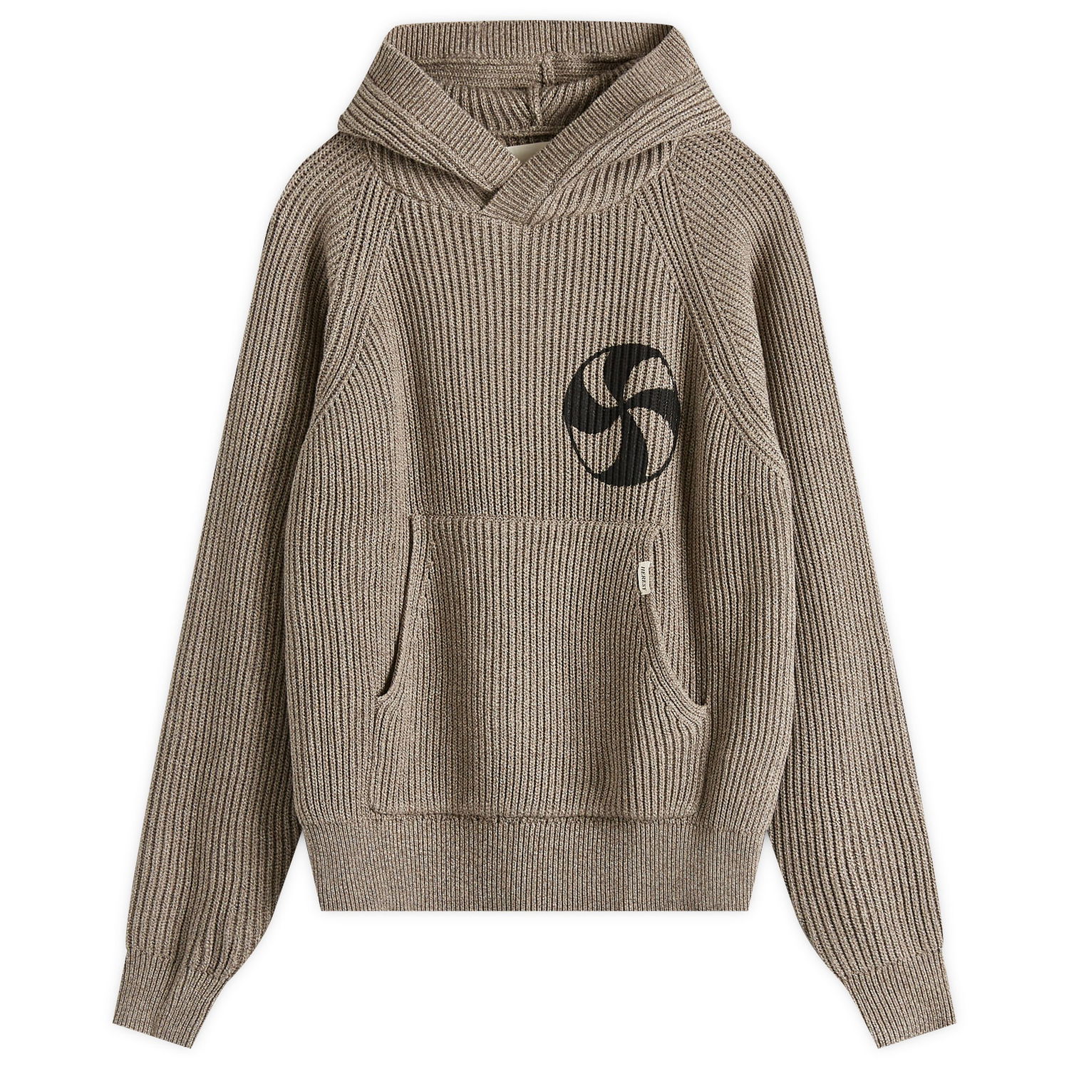Sveter Heresy Heresy Women's Hodge Knit Hoodie, Size Large Hnedá | HSS25-KW01-BRW, 0