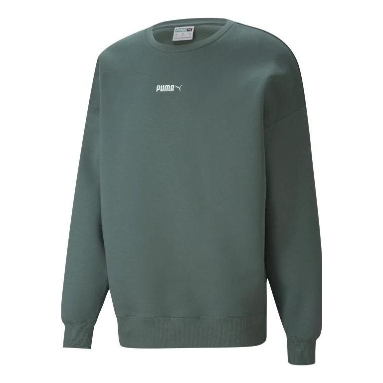 Mikina Puma Crew Neck Sweatshirt Zelené | 534365-68