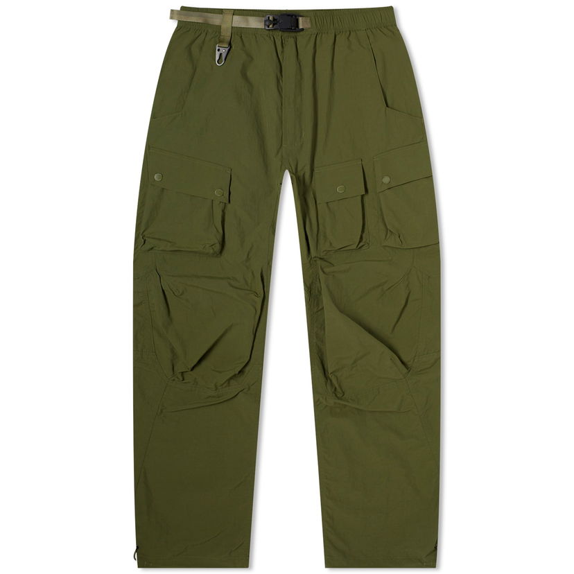 Nohavice Maharishi Veg Dyed Cargo Track Pant Zelené | 5040-OLV