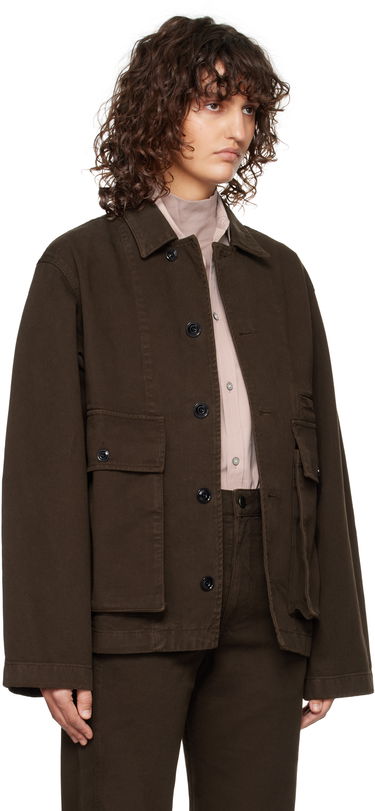 Bunda LEMAIRE LEMAIRE Boxy Denim Jacket Hnedá | OW306 LD1001, 4