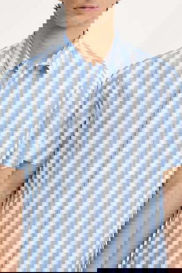 Košeľa Samsoe Samsoe Samsoe Samsoe Saavan Regular Fit Classic Collar Shirt Modrá | M25200042, 3