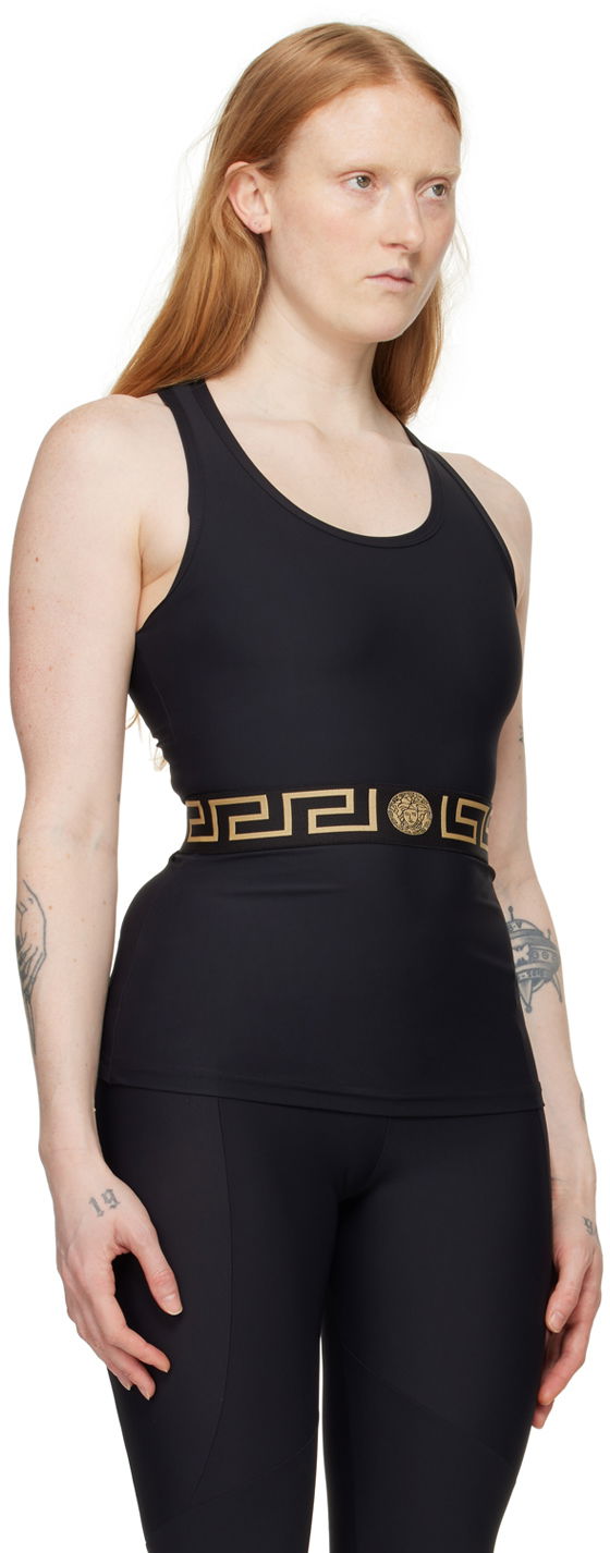 Tielko Versace Greca Border Tank Top Čierna | 1013335_1A06229_1B000, 1