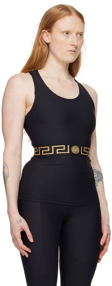 Tielko Versace Greca Border Tank Top Čierna | 1013335_1A06229_1B000, 1