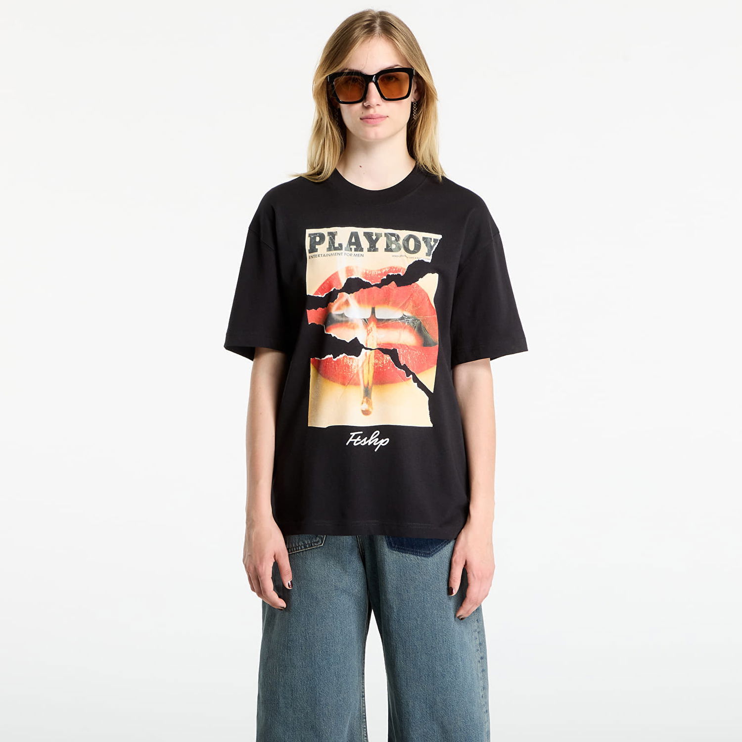 Tričko Footshop Playboy x FTSHP Cover Tee 2013/11 UNISEX Black Čierna | FTSHP_524, 1