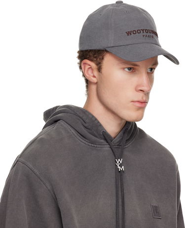 Šiltovka WOOYOUNGMI WOOYOUNGMI Dyed Oxford Ball Cap Šedá | W253AC54, 1