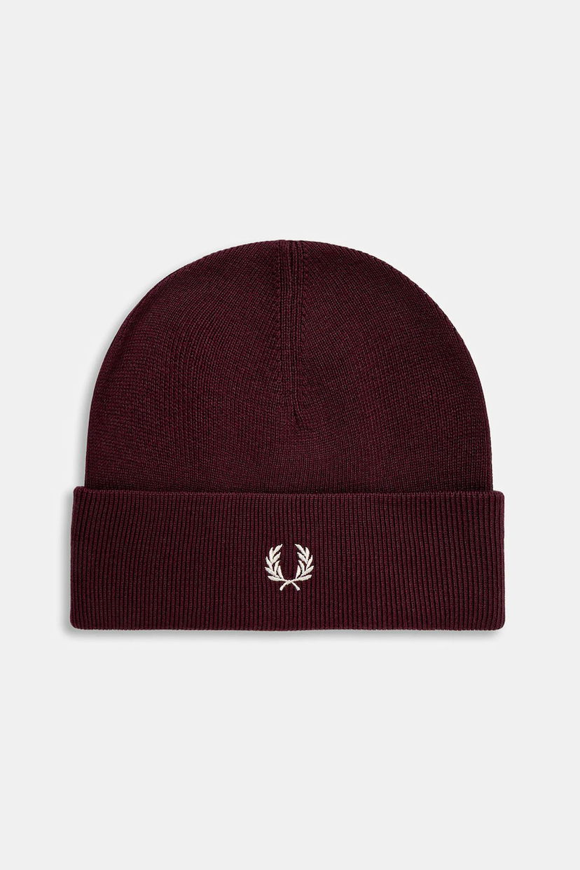 Kulicha Fred Perry Fred Perry Wool Beanie Vínová | C8161
