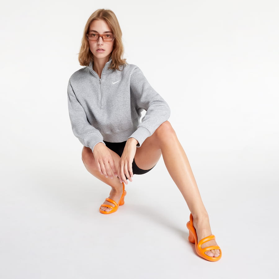 Mikina Nike Sportswear Phoenix Fleece Hoodie Šedá | DQ5767-063, 1