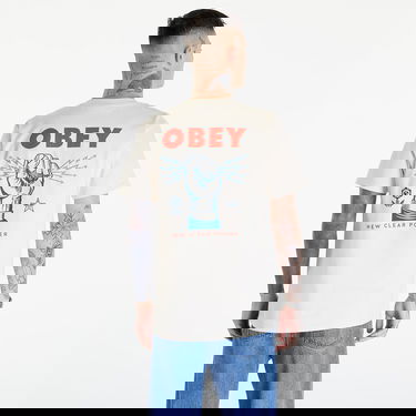 Tričko OBEY New Clear Power Biela | 165263779-CRM, 2