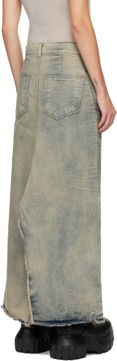 Sukňa Rick Owens Rick Owens Concordians Long Slivered Denim Midi Skirt Modrá | RP02E4367 DWG, 2