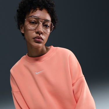 Sveter Nike Sportswear Phoenix Fleece Crewneck Sweatshirt Oranžová | DQ5761-844, 1