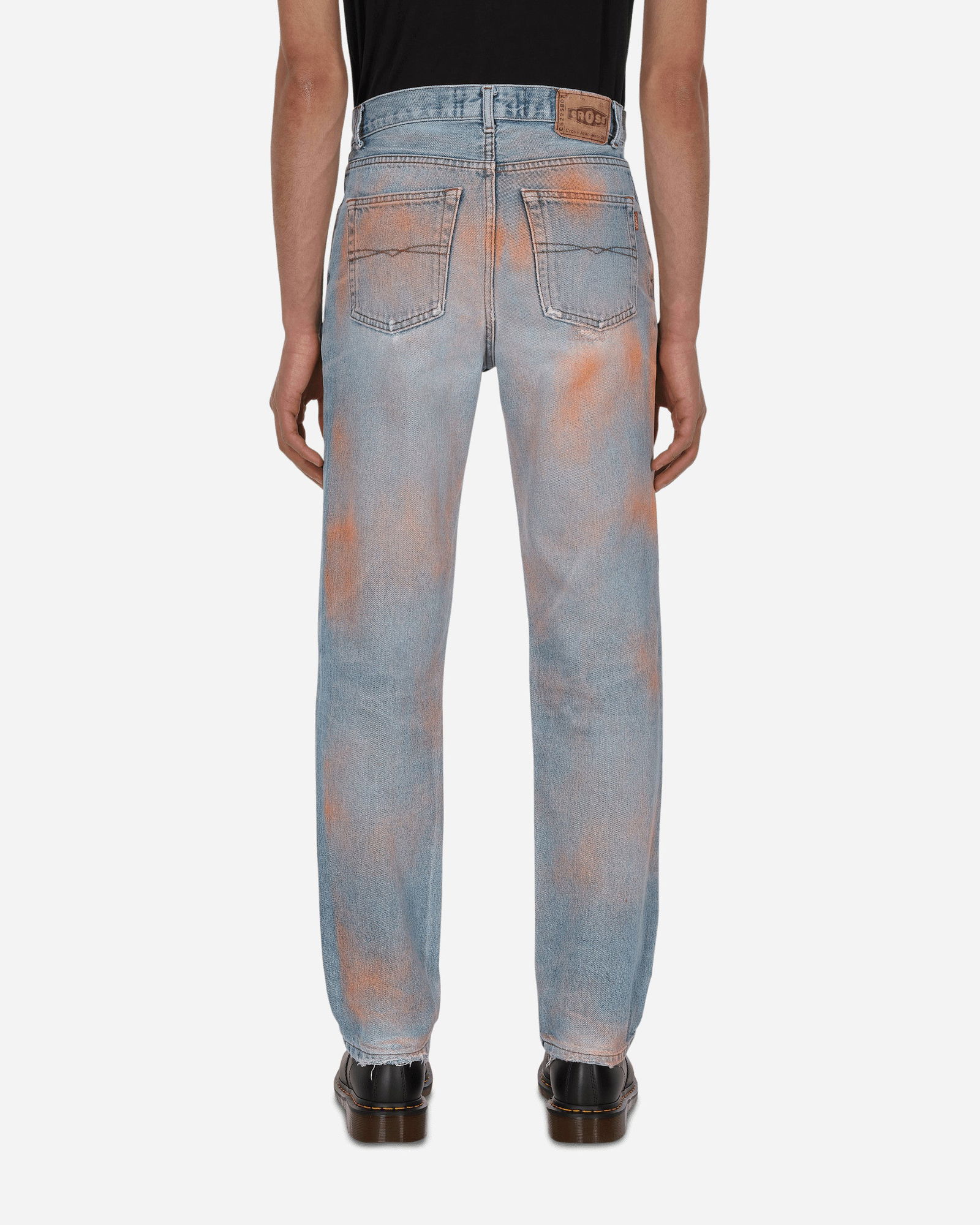 Spray Painted Vintage Denim Pants