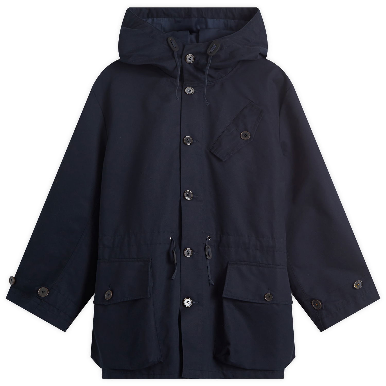 Pláštenka Universal Works Universal Works Boston Parka Jacket, Size Large Navy | P31102-NVY, 0