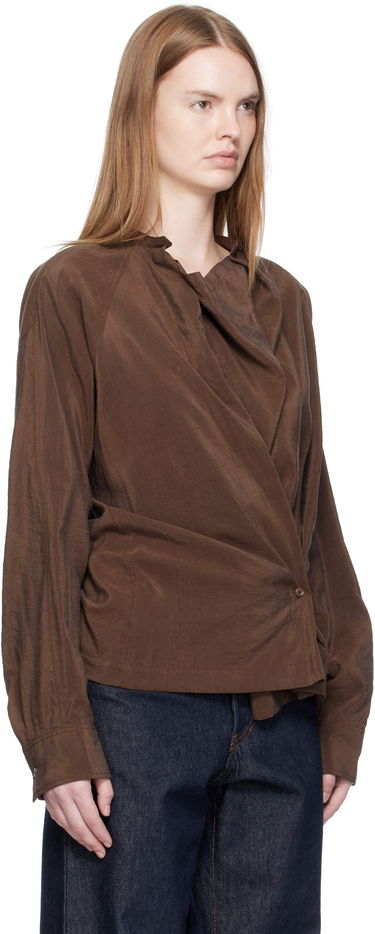 Taška cez rameno LEMAIRE Lemaire Twisted Wrap Blouse Šedá | TO1081 LF1308, 4