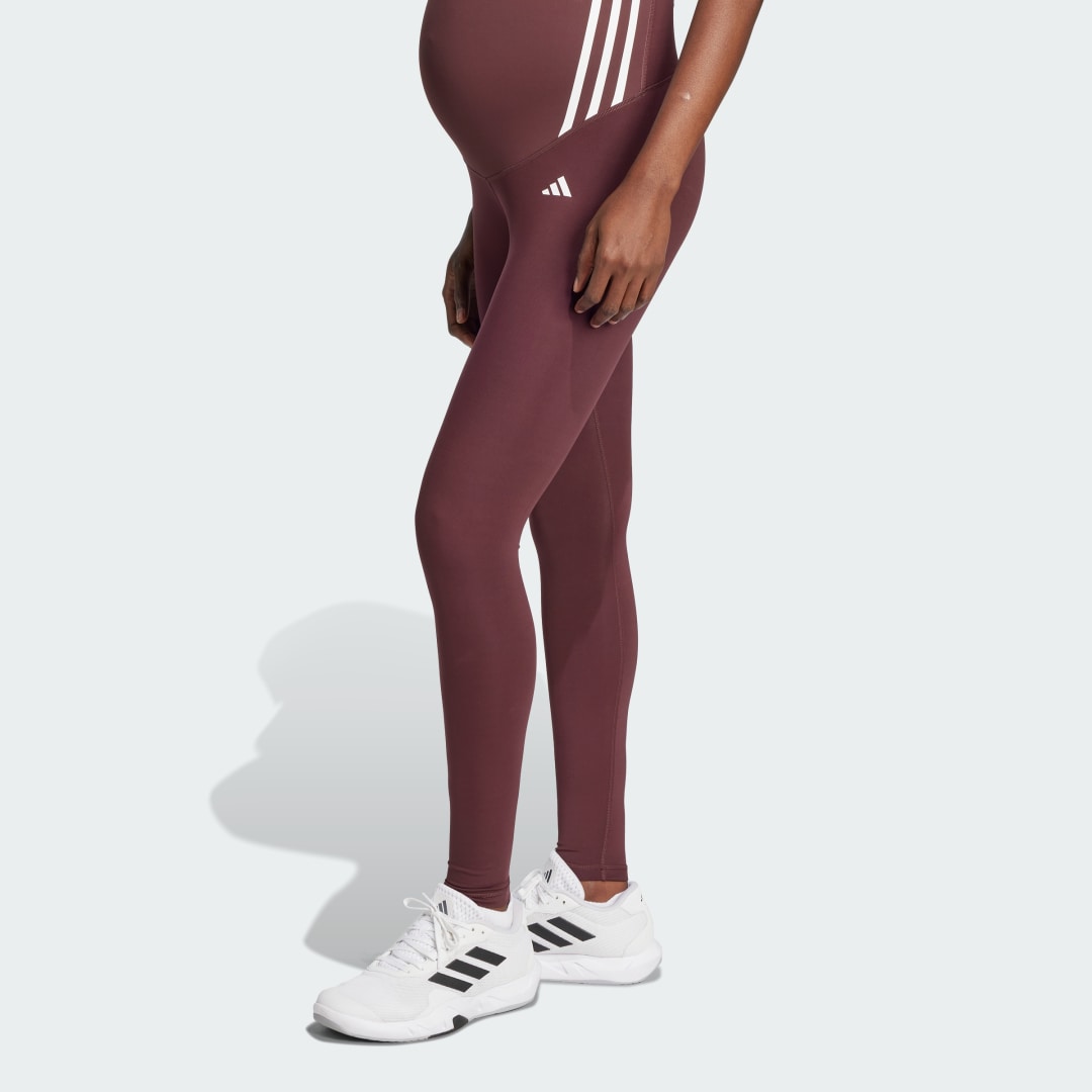 Legíny adidas Performance Optime Essentials Full-Length Maternity Leggings Vínová | JN6527, 0