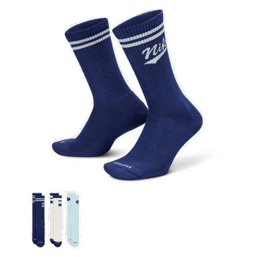 Ponožky Nike Everyday Plus Mid-Calf Socks (3 Pairs) Modrá | HJ9336-902, 0