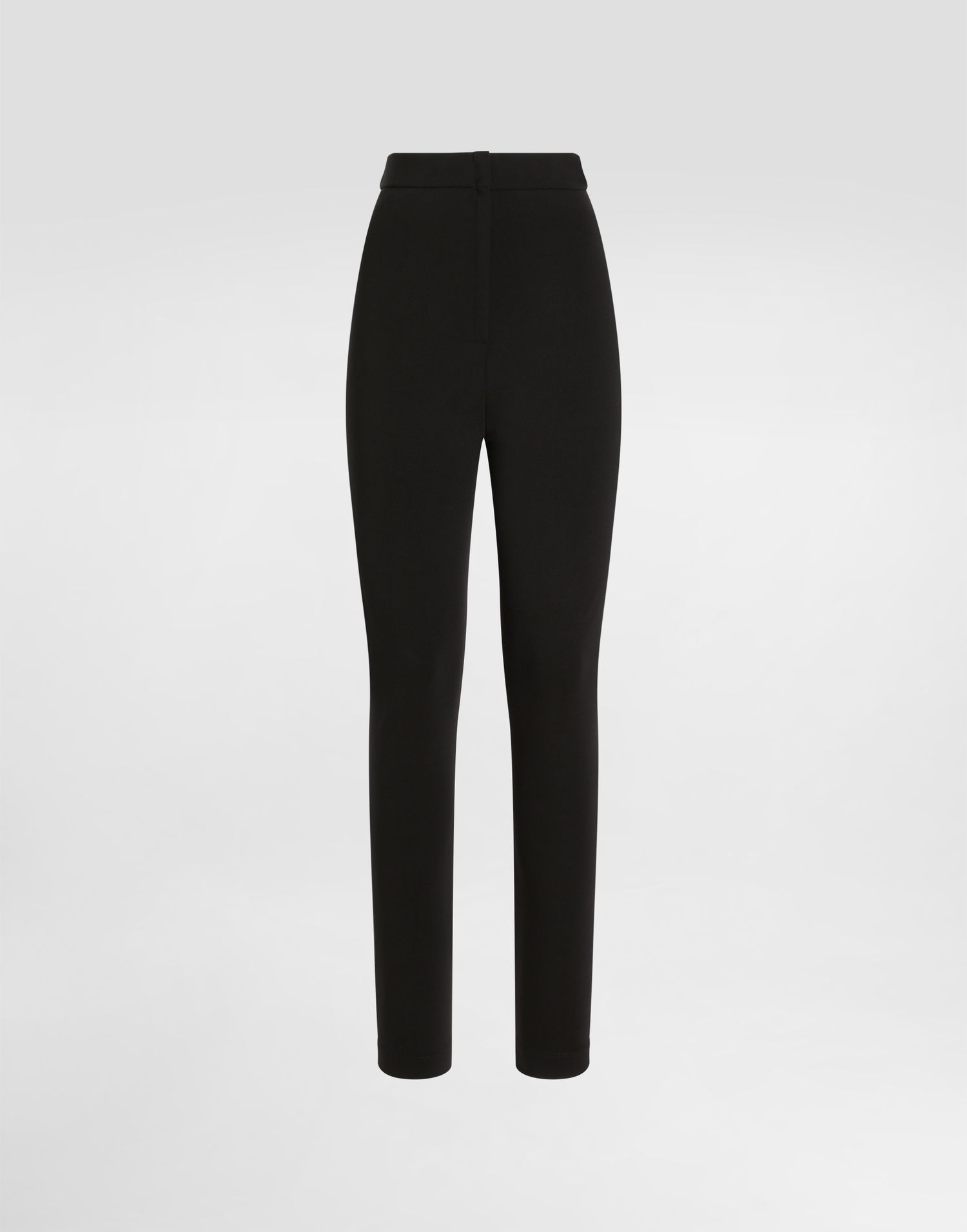 Nohavice Dolce & Gabbana Dolce & Gabbana Viscose Slim Fit Pants Čierna | FTC2FTFUGN7N0000, 0