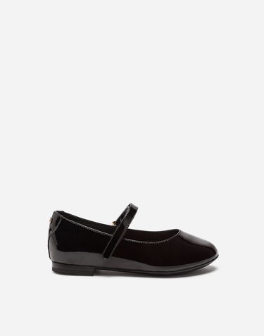 Tenisky a topánky Dolce & Gabbana Dolce & Gabbana Leather Ballet Flats Čierna | D10699A132880999, 0