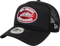 Hell Hounds Drag Racing Graphic Patch 9FORTY A-Frame Trucker Adjustable Cap