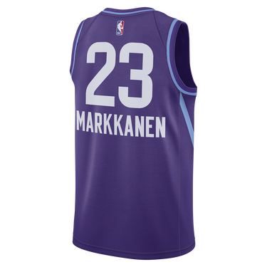 Dres Nike Swingman Lauri Markkanen Jazz City Edition 2024/25 Jersey Fialová | FQ4363-506, 2