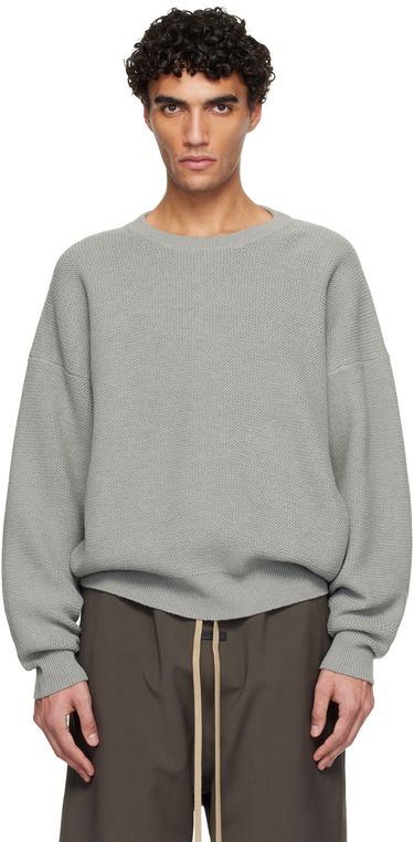 Sveter Fear of God Wool Rib Crewneck Sweater Šedá | FG25FW20-205LAW-974, 0